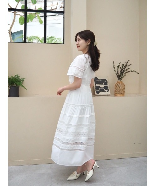Her lip to ワンピース Clair Pintuck Lace Dress : ZOZOTOWN Yahoo!店