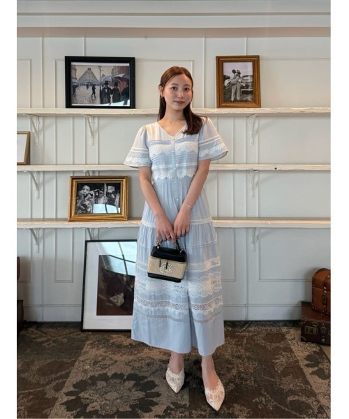 Her lip to ワンピース Clair Pintuck Lace Dress : ZOZOTOWN Yahoo!店