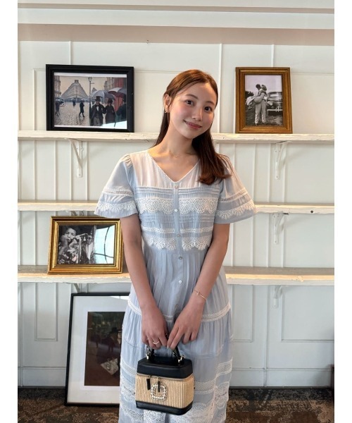 Her lip to ワンピース Clair Pintuck Lace Dress : ZOZOTOWN Yahoo!店
