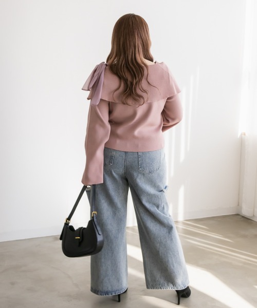 「CLETTE」 長袖カットソー 4L ブラック レディース_画像8
