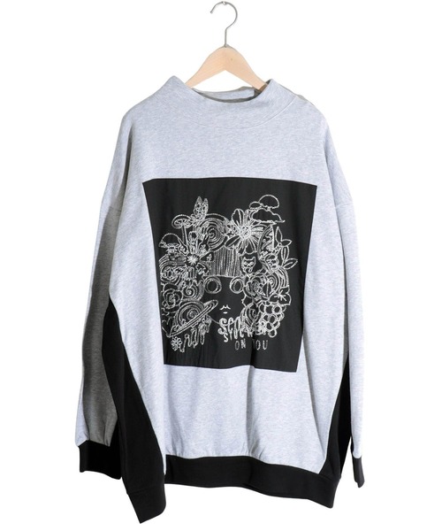 「ScoLar」 長袖ワンピース M パープル レディース_画像8