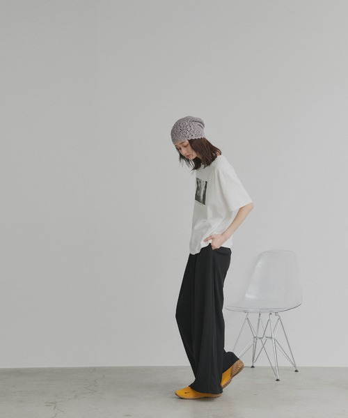 「ad thie」 半袖Tシャツ FREE ホワイト レディース_画像3