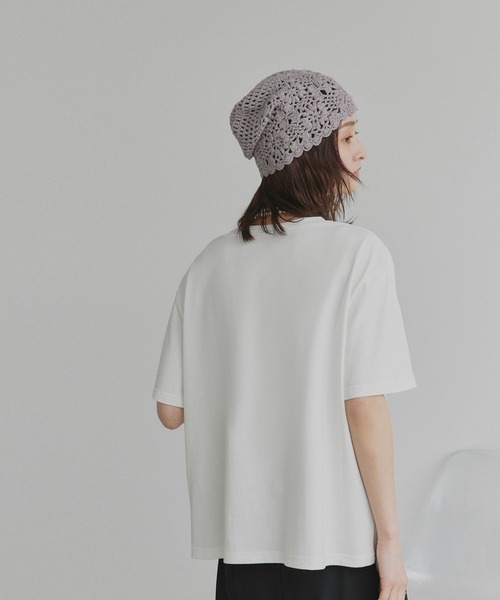 「ad thie」 半袖Tシャツ FREE ホワイト レディース_画像7