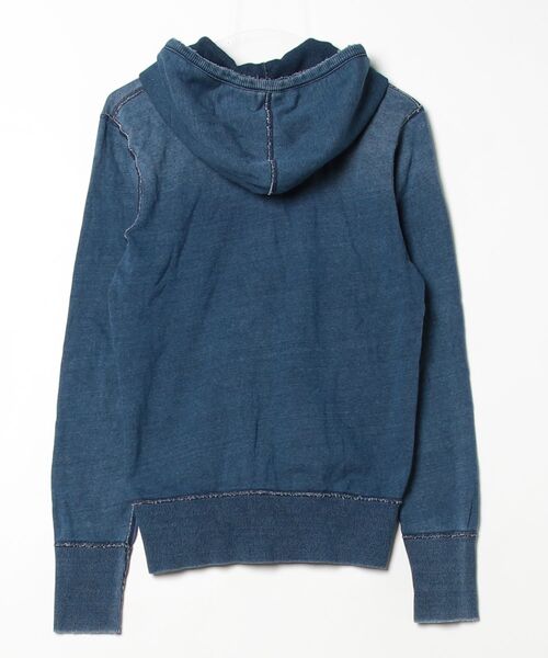 「wings+horns」 ジップアップパーカー S ブルー メンズ_画像2