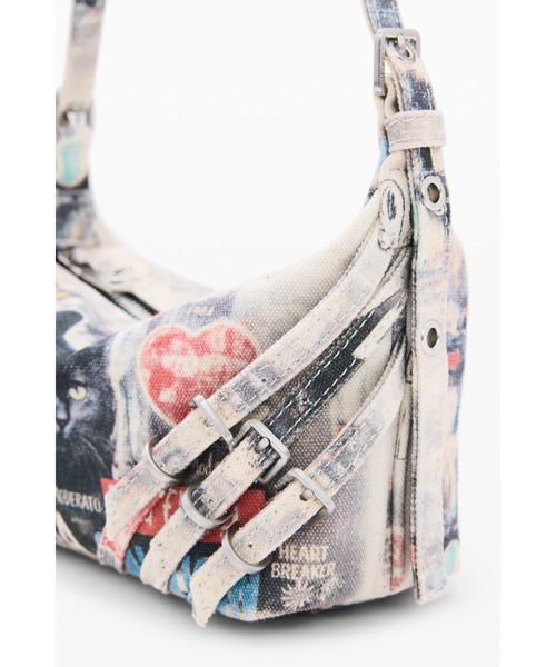 Desigual（デシグアル） ショルダーバッグ バッグ Cat Graphic Cotton 