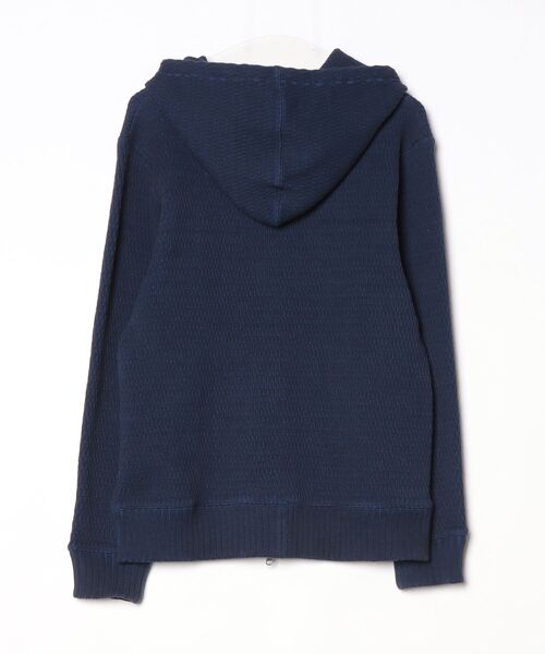 「ESTNATION」 ジップアップパーカー LARGE ブルー メンズ_画像2