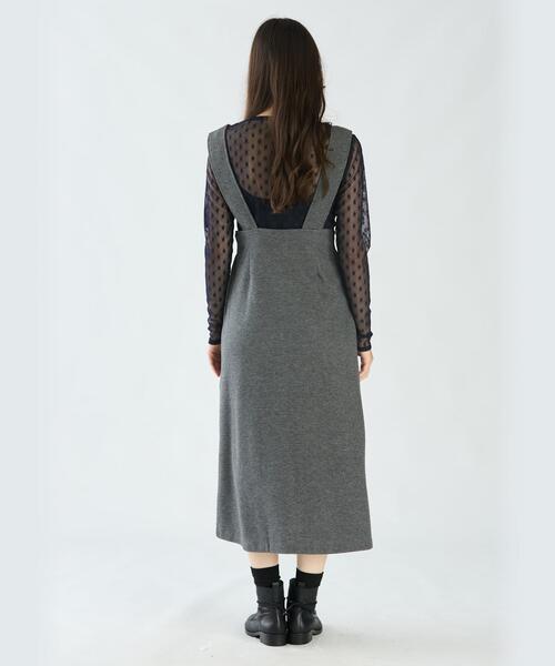 「To b. by agnes b.」 サロペットスカート 40 グレー系その他 レディース_画像5