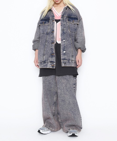 「PUNYUS」 デニムパンツ 2 ライトピンク レディース_画像7