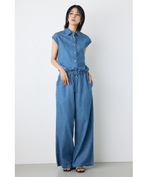 【新品未使用】完売品 AZUL BY MOUSSY デニム セットアップ AZUL BY MOUSSY（アズールバイマウジー） オールインワン
