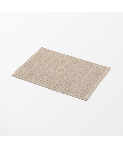 無印良品（MUJI） ラグ ラグマット 綿 手織りマット 50×75cm