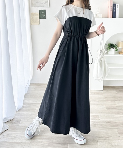 「classicalelf」 ドッキングワンピース MEDIUM グレー レディース_画像6