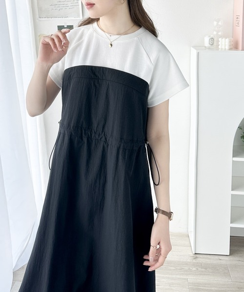 「classicalelf」 ドッキングワンピース MEDIUM グレー レディース_画像8