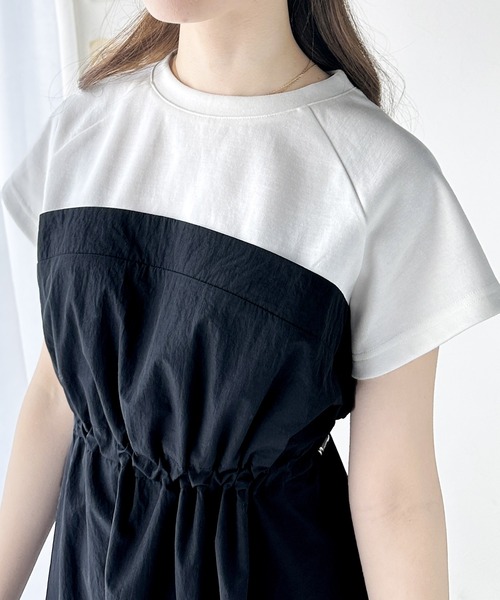 「classicalelf」 ドッキングワンピース MEDIUM グレー レディース_画像9