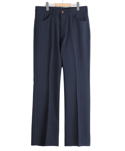 Wrangler / ONLY ARK（別注） ネイビーストライプパンツ Wrangler（ラングラー） スラックス Wrangler / ラングラー：「別注