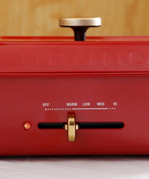 212 KITCHEN STORE コンパクトホットプレート RD 「BRUNO ブルーノ