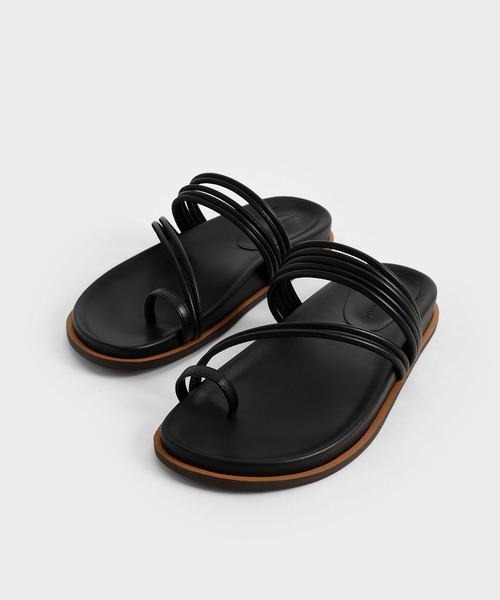 CHARLES ＆ KEITH（チャールズ&キース） サンダル トウループ ストラッ