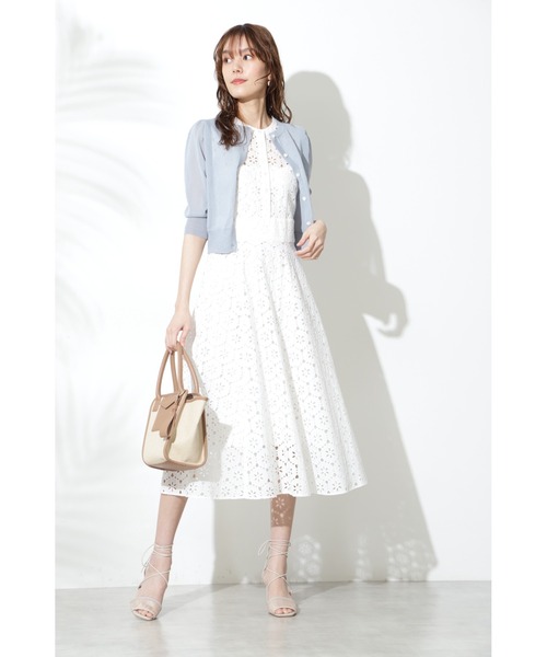 B7357■新品■ジルスチュアートエンディローブ クラークレースワンピース 4 JILL STUART ワンピース 「Endy ROBE」クラークレースワンピース