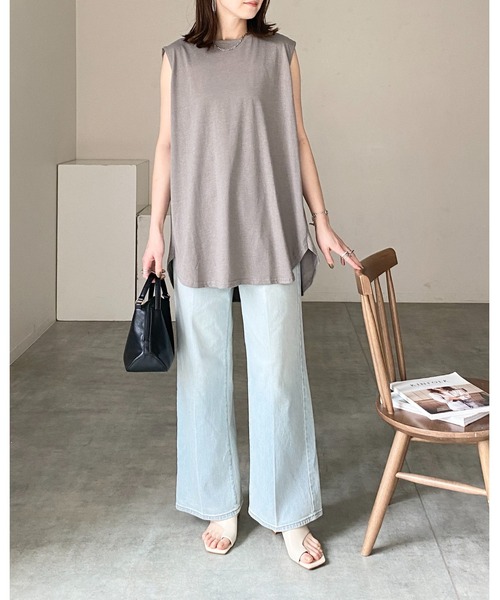 SNIDEL ノースリーブ ハイネック チュニック レディース 新品未