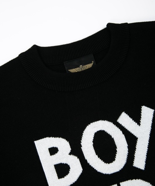 BOY LONDON セーター ニット 「BOY LONDON」LOGO KNIT PULLOVER
