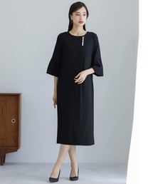 【WEB限定販売】パールデザインバックサテンジョーゼットワンピースドレス裏地付 楽天市場】【WEB限定販売】パールデザイン・バックサテンジョー