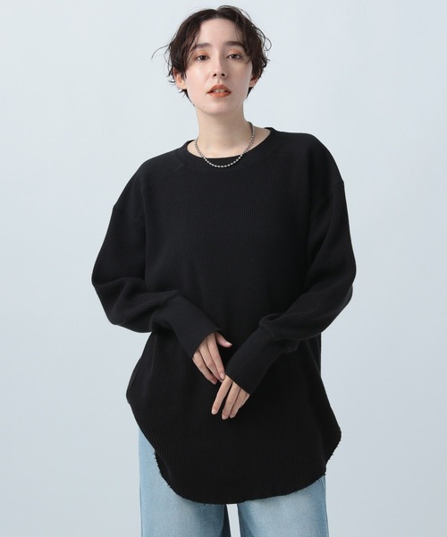 ワッフルドッキングトップス レディース ロゴワッフルニットトップス – Darich (ダーリッチ)
