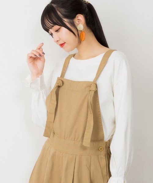 新品大人気【fete】ベアトップ バルーンサロペット atONE（アットワン） サロペット オーバーオール バルーンサロペット