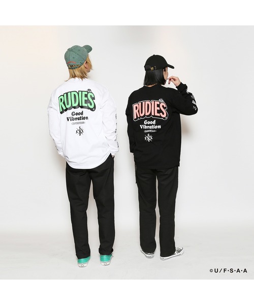 RUDIE'S（ルーディーズ） tシャツ RUDIE'SxCRAYON SHINCHAN LOOK OUT