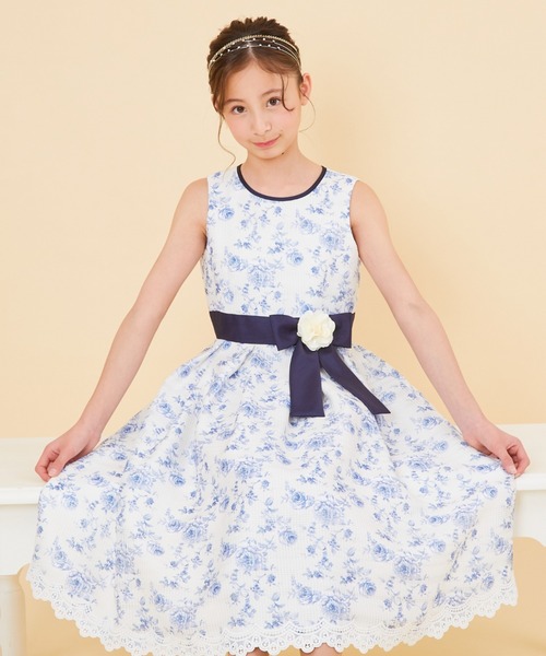 CHOPIN ドレス 発表会 卒園式 入学式 「JUNIOR」花柄プリント