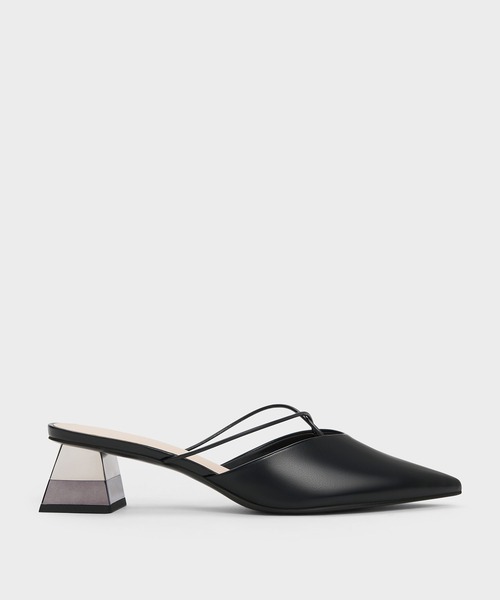 CHARLES ＆ KEITH サンダル ストラッピー クロスオーバーヒール
