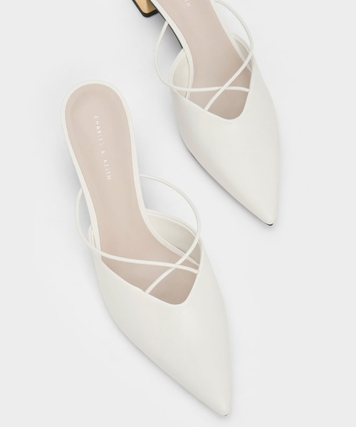 CHARLES ＆ KEITH サンダル ストラッピー クロスオーバーヒール