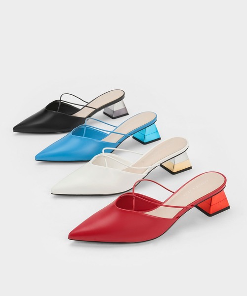 CHARLES ＆ KEITH サンダル ストラッピー クロスオーバーヒール