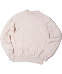MEN'S BIGI セーター ニット ランダムヘリンボン編み12Gジャ