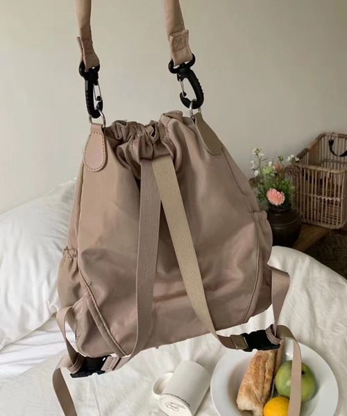 カーキ ナイロン ミニバックパック SETUP7（セットアップセブン） ショルダーバッグ バッグ 「SETUP7