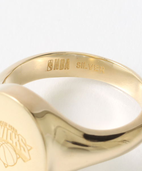 指輪 リング OFF THE COURT by NBA / オフ・ザ・コート バイ NBA K10GP RING KNICKS メンズの画像