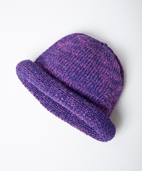 INDIETRO ASSOCIATION ニット帽 ニットキャップ Roll Hand Knit Cap