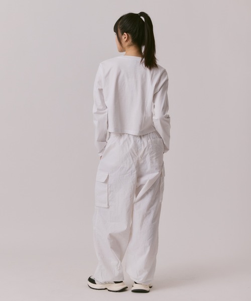 codegraphy tシャツ (WOMAN) WAVE Symbol Crop Long SLEEVE