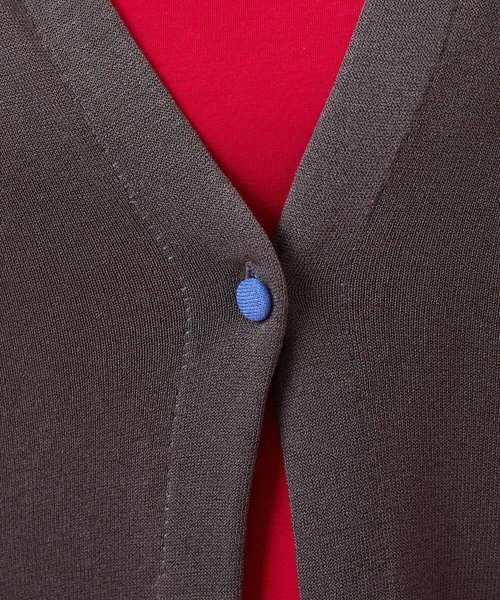 カーディガン Flor フラワー刺繍トッパーカーディガン レディース Jocomomola カーディガン Flor フラワー刺繍トッパー