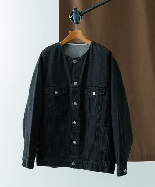 ITEMS URBANRESEARCH デニムジャケット gジャン Denim No Collar  