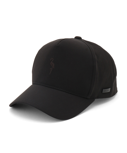 ジュン＆ロぺ（JUN&ROPE’）/【NOIR】フラミンゴ刺繍ベーシックキャップ JUN&ROPE'（ジュンアンドロペ） キャップ 帽子 「NOIR」フラミンゴ刺繍