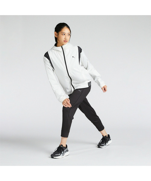 PUMA　ゴルフウェア ブルゾン レディース ストレッチ ウーブンジャケット PUMA ブルゾン アウター プーマ ウィメンズ トレーニング