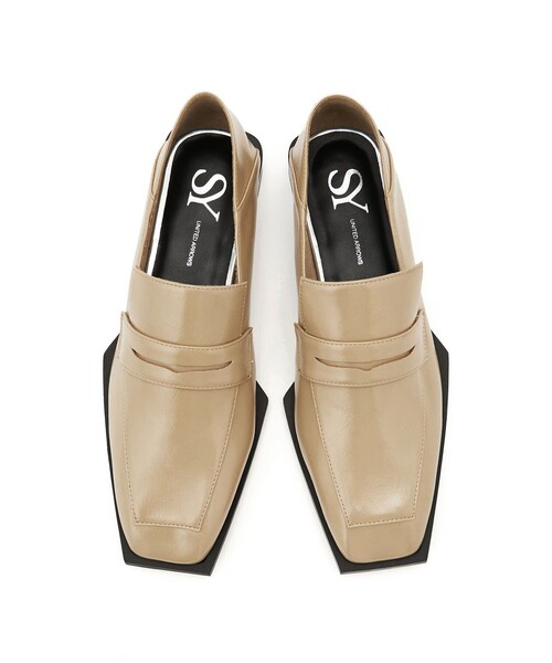 SY UNITED ARROWS ローファー 「SY」スクエアソフトローファー