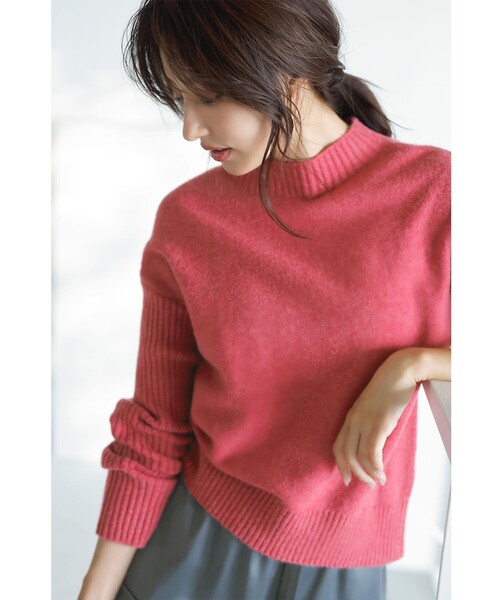 ANY SIS（エニィスィス） ニット セーター 「洗える」サイドケーブル