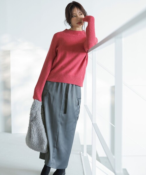 ANY SIS（エニィスィス） ニット セーター 「洗える」サイドケーブル