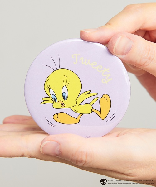 激レア　Tweety ミラー flapper_bags コンパクトミラー FLAPPER フラッパー：LOONEY TUNES