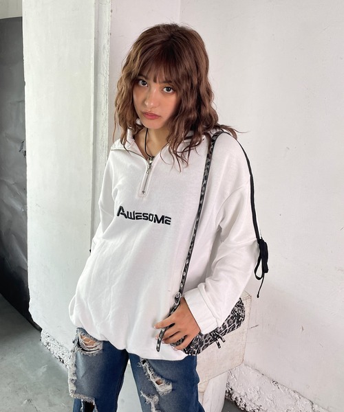 Roger&Raw（ロジャーアンドロウ） トレーナー スウェット サイドリボン