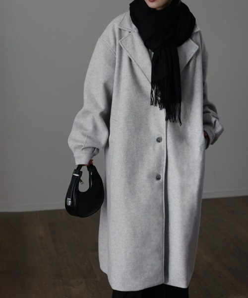 HUG.U（ハグユー） コート チェスターコート ぽわん袖チェスターコート