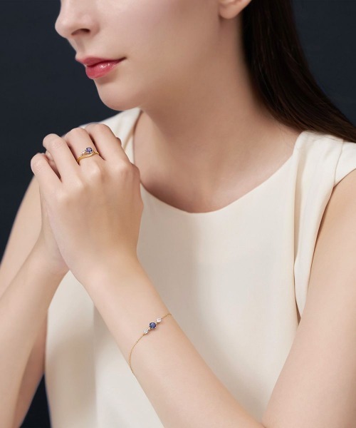 4℃ ブレスレット 「Holiday Collection」K10イエローゴールド 