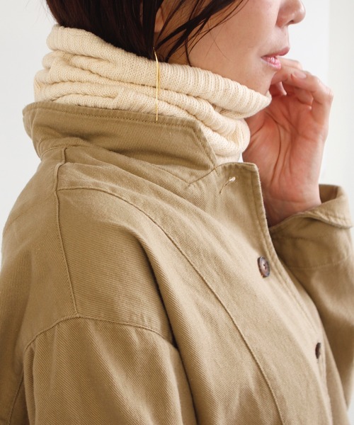 ciel serein（シエルスラン） ネックウォーマー スヌード 肌側シルク