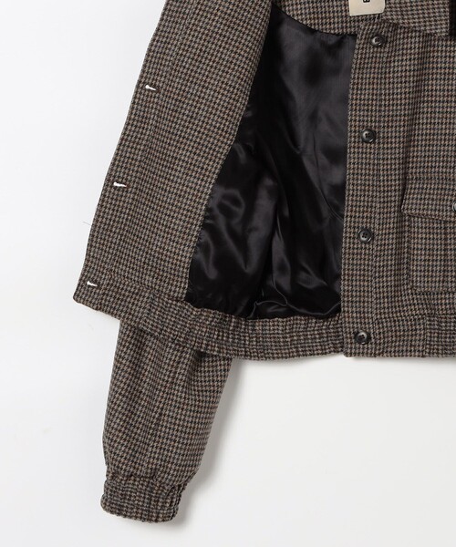 ブルゾン アウター The Garment/ザ ガーメント Sion Bomber / 20837 / チェック柄ボンバージャケット レディースの画像