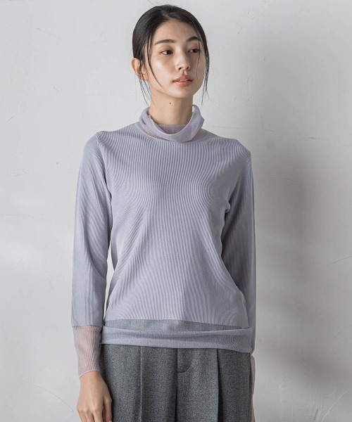 la.f（ラ・エフ） ニット セーター シアータートルリブニット